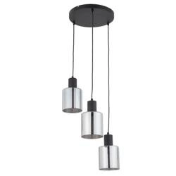 SIERRA BLACK LAMPA WISZĄCA 3 PŁ 6655