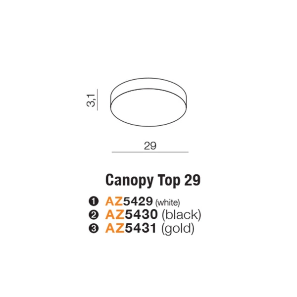 Azzardo CANOPY TOP 29cm GO 5431