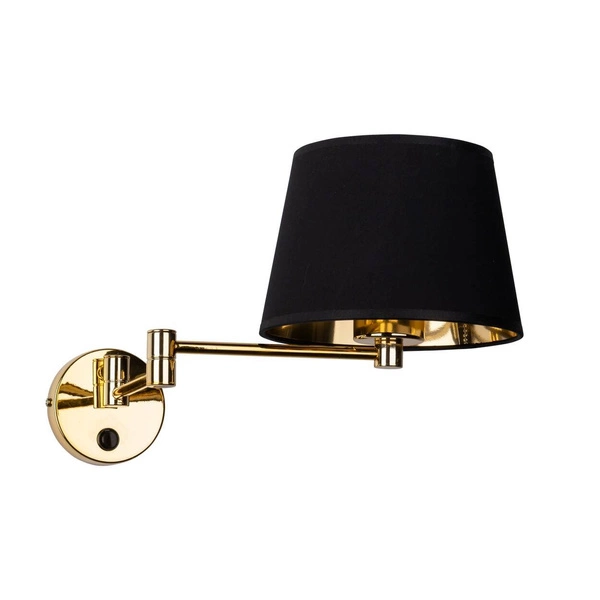 GLORY BLACK KINKIET 1 PŁ 6483