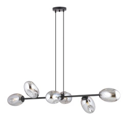 Lampa sufitowa Emibig PANDORA 6 BL GRAFIT 1263/6