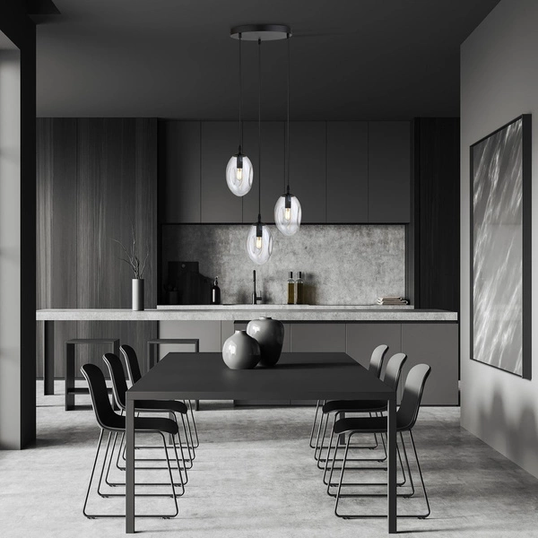 Lampa sufitowa Emibig ASTRAL 3 BL PREMIUM TRANSPARENT 1265/3PREM