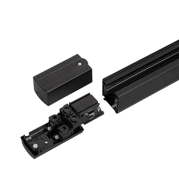 Prowadnica Track Czarny 3-Obwodowy 1m + Zasilanie