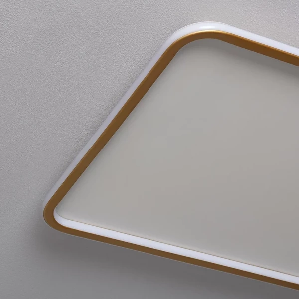 Plafon LED 60W Prostokątny Złoty CCT 3000K/4000K/6000K 110x70cm Abruzzo Angelo