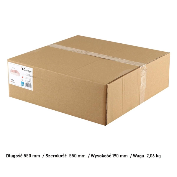 CLOUD RÓŻOWY PASTELOWY LAMPA SUFITOWA 4 PŁ 6072