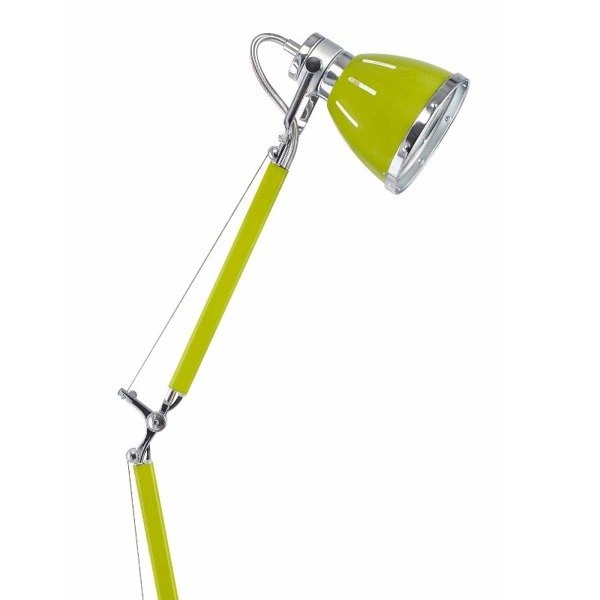 Lampa biurkowa, wysoka z regulacją, zielona JERONA 86cm 7050109