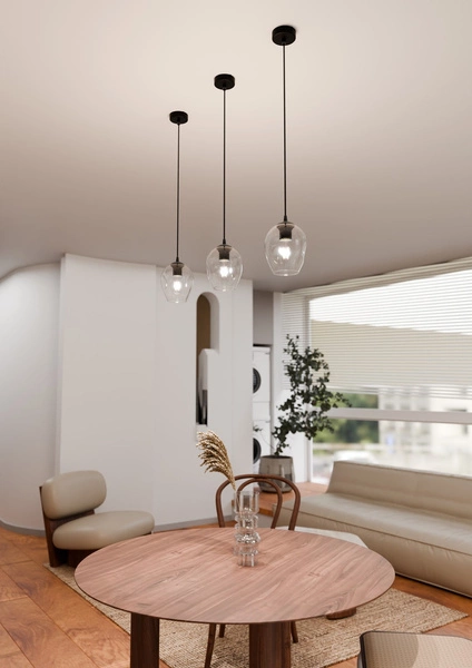 Lampa wisząca Emibig ISTAR 1 BL TRANSPARENT 679/1