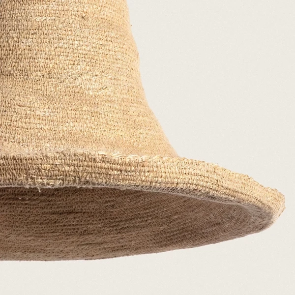 Lampa Wisząca Boho z Włókna Naturalnego Abruzzo Chiara E27 56cm