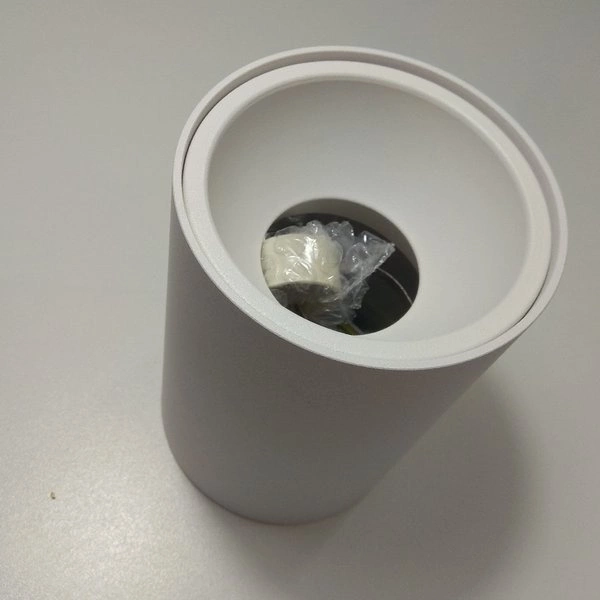 Natynkowy spot tuba KIVI GU10 śr 9,6cm | biały