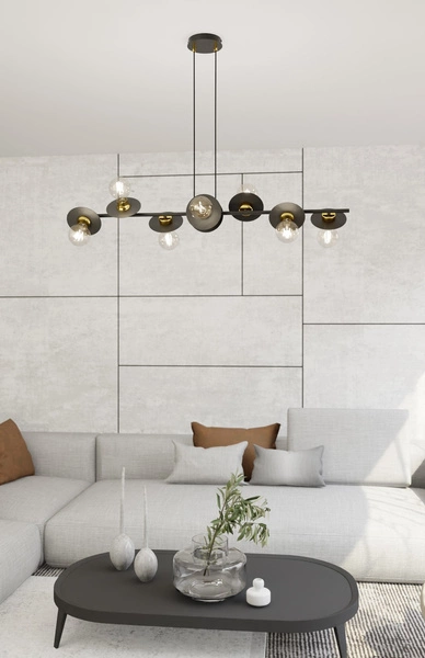 Lampa wisząca Emibig TOKEN 8 BL GOLD 1427/8