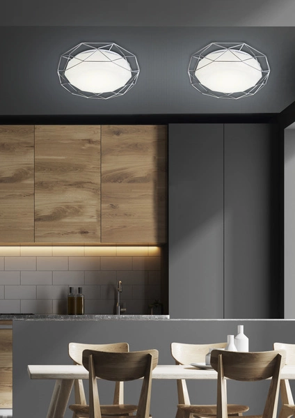 SVEN LAMPA SUFITOWA PLAFON 43 24W LED 3000K CHROM