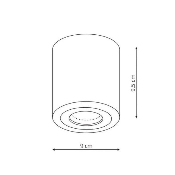 Tuba na tynkowa do łazienki FARO XL chrom