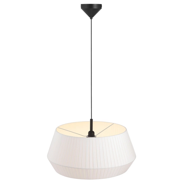 Lampa wisząca DICTE E27 60W Tekstylia | Biały