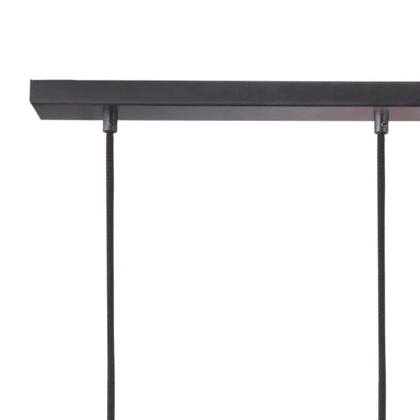 Lampa wisząca listwa RIF czarna 3pkt 67cm