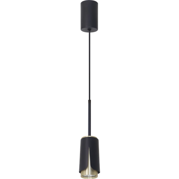 FLOWER BLACK GOLD LAMPA WISZĄCA 1xGU10