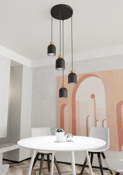 Lampa wisząca Emibig TARGET 4 PREM BL 1400/4PREM