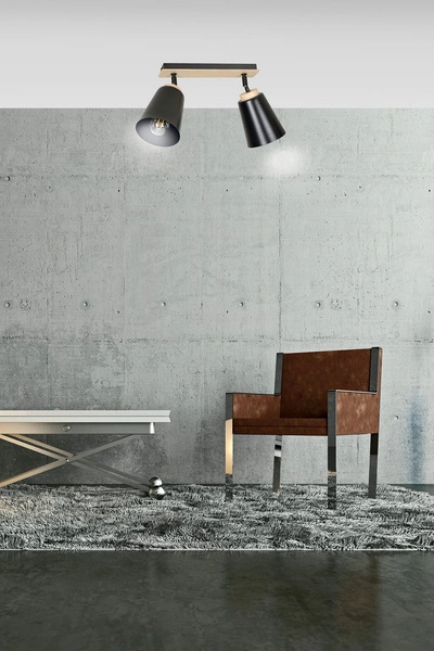 Lampa sufitowa Emibig ATLAS 2 Czarny 725/2