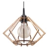 Lampa Wisząca POMPELMO, Naturalne Drewno, E27 60 W, SL.0393