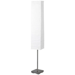 Lampa stojąca Brilliant Nerva 2x40W E14 Tytanowy Metal/Papier