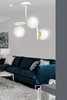 Lampa sufitowa Emibig RAGNAR 3 Biały GOLD 1033/3