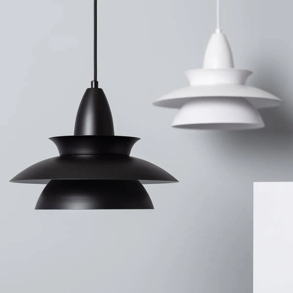 Lampa Wisząca czarna Abruzzo Luppo E27