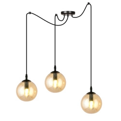 Lampa wisząca Emibig GIGI 3 BL MIODOWY 938/3