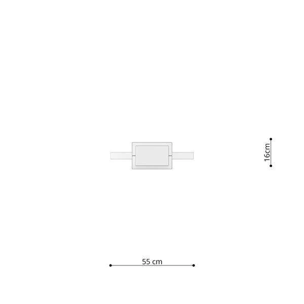 Nowoczesna lampa wisząca RIO 55 LED czarna 30W barwa neutralna 4000K TH.116