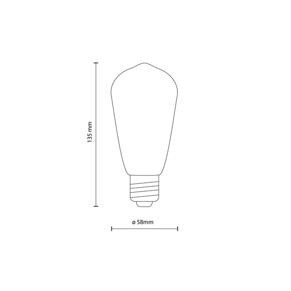 ŻARÓWKA E27 CLEAR 10 W 3000 K DIMMABLE 18014