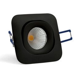 Oprawa wpuszczana oczko TERI SQ 6W neutralna 4000K czarny szer. 8,2cm