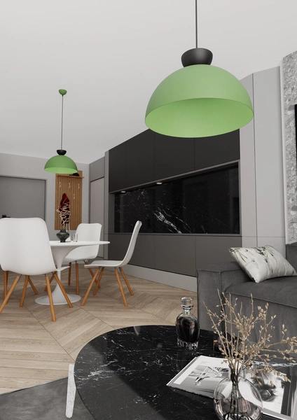 Lampa wisząca Emibig LUNARO 1L BL GREEN 1473/1L