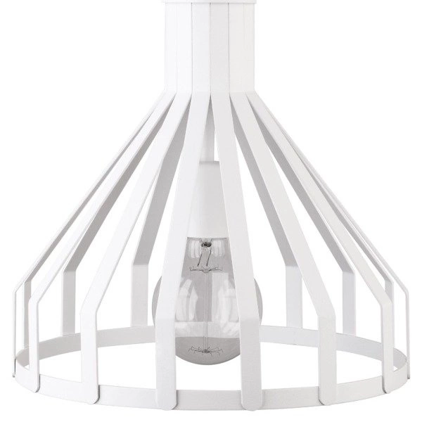 Lampa wisząca KOLA biała z drutu 33cm