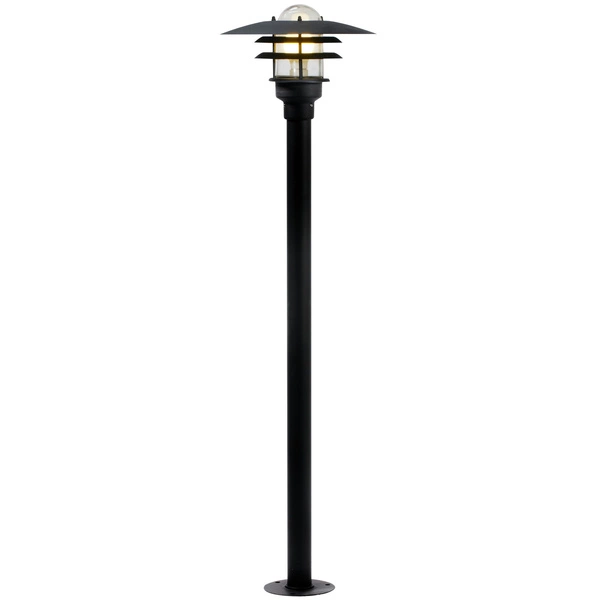 Oświetlenie ogrodowe LØNSTRUP E27 60W Metal | Czarny