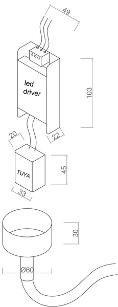 Wąż świetlny Rope Light 3 m LED | Barwa Ciepła