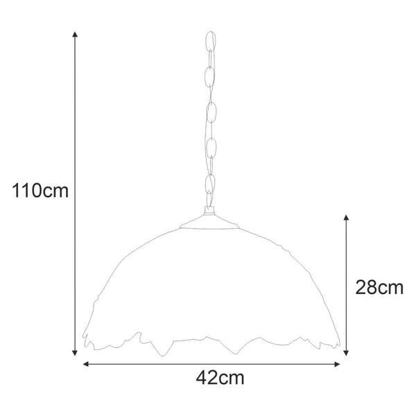 Lampa wisząca K-P161420 z serii FARINA