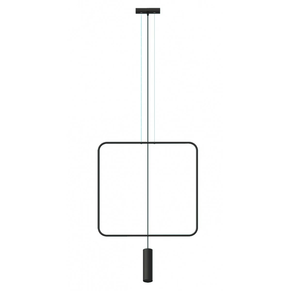 Lampa wisząca RANA 1 TH.018CZ czarna 1xGU10