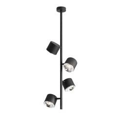Aldex Lampa sufitowa BOT 4 PIONOWA 1047PL_L2, czarna, 4x35W GU10