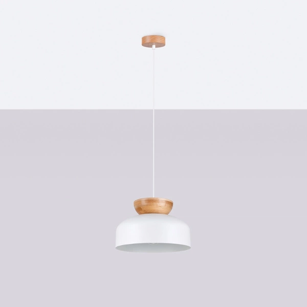 Lampa wisząca MARION biała