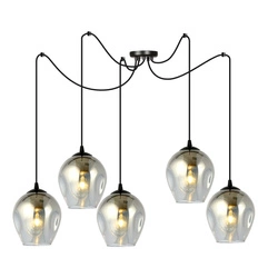 Lampa wisząca Emibig LEVEL 5 BL GRAFIT 757/5