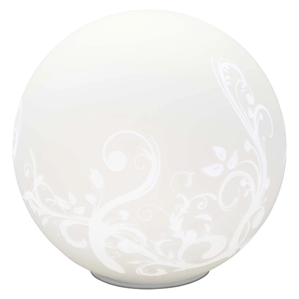 Lampa stojąca Brilliant Bona 1x60W E27 Biały Szkło