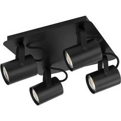 Nowoczesna lampa sufitowa plafon KAMERA 4 czarny 32555