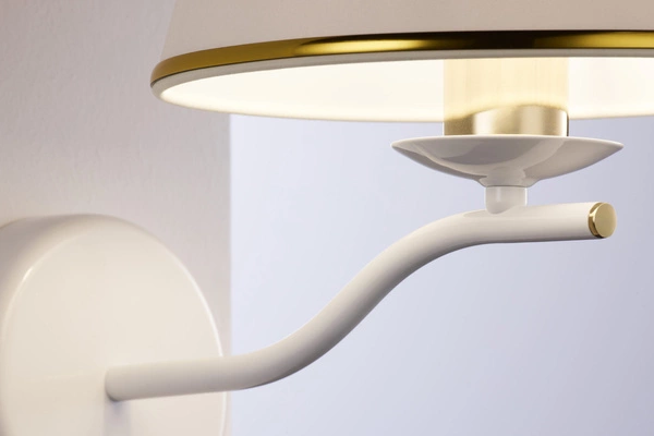 Klasyczny Kinkiet SAMBA wys. 31cm 1xE27 15W IP20 | biały