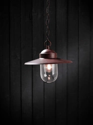 Lampa wisząca LUXE E27 60W Metal | Zardzewiały