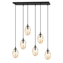 Lampa sufitowa Emibig ASTRAL 6 BL MIODOWY 1267/6