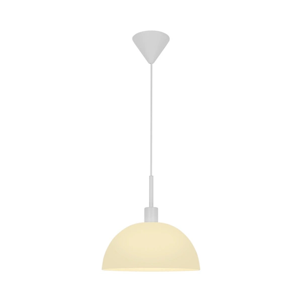 Lampa wisząca ELLEN E27 40W Szkło | Biały opal