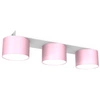 Lampa sufitowa listwa DIXIE PINK 3x GX53 szer. 34cm | różowy