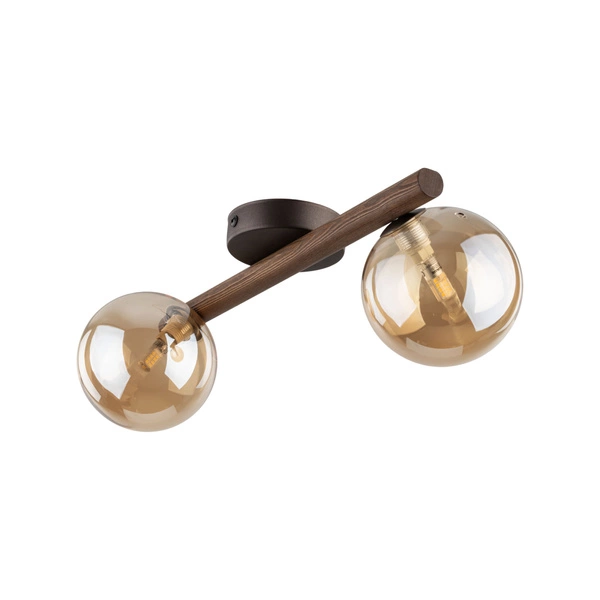 ESTERA WOOD ORZECH BURSZTYN KINKIET 2XG9