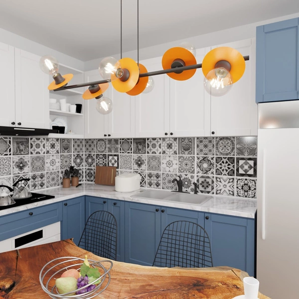 Lampa wisząca Emibig TOKEN 6 BL ORANGE 1428/6