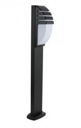 Zewnętrzna lampa stojąca słupek CITY 11836 R BL | czarny