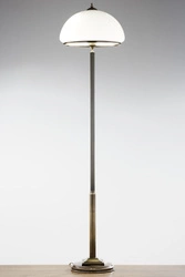 Klasyczna Lampa podłogowa ZEUS wys. 170cm 2xE27 15W IP20 | Mosiądz patynowany