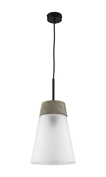 Nowoczesna Lampa wisząca DOMINO wys. 80cm 1xE27 15W IP20 | Czarny