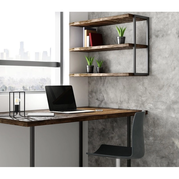 Lampa biurkowa LOFT Melando dł. 23cm E27 | czarny